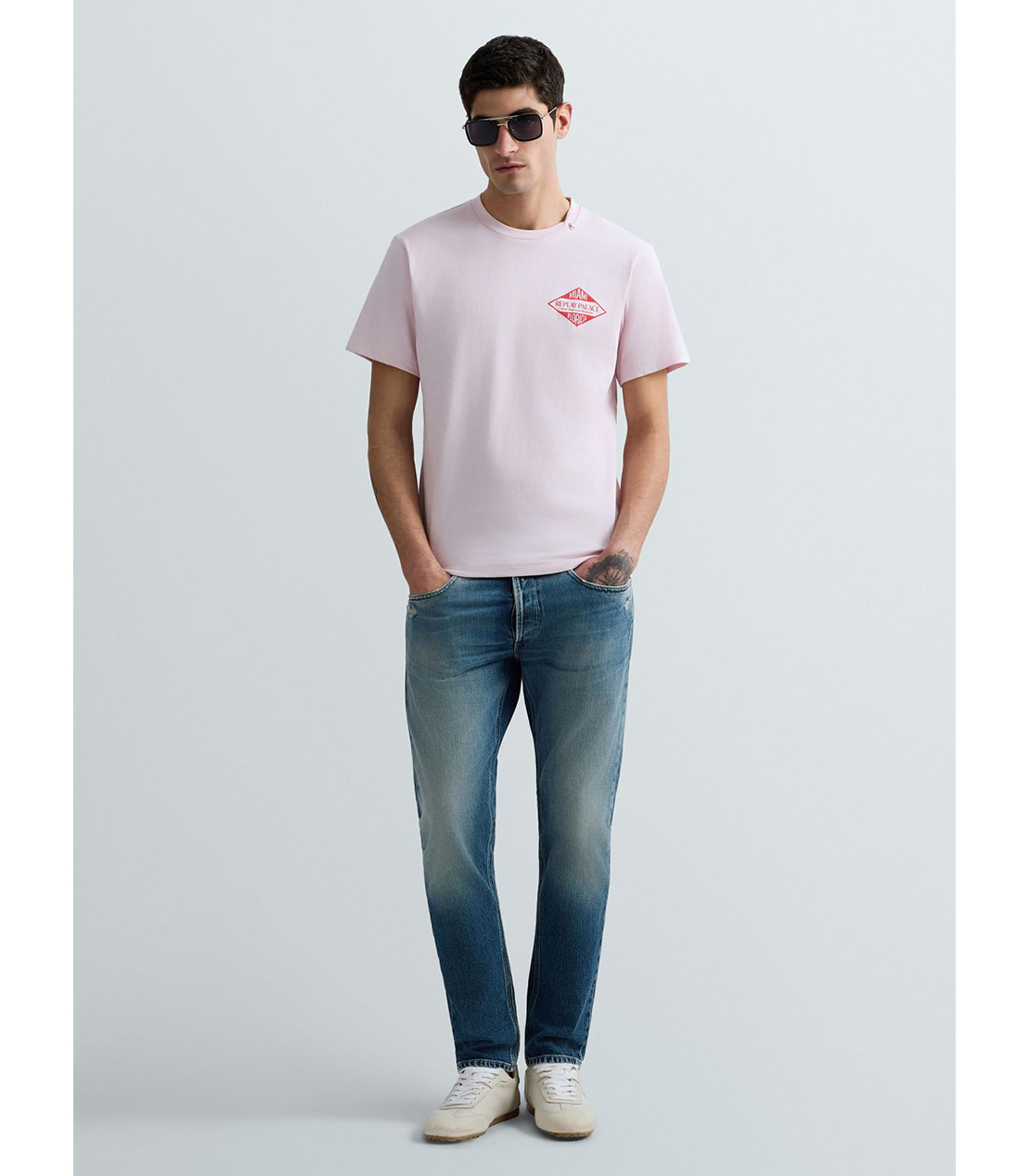 ベーシックジャージーMIAMIプリント Tシャツ 詳細画像 ペールピンク 2